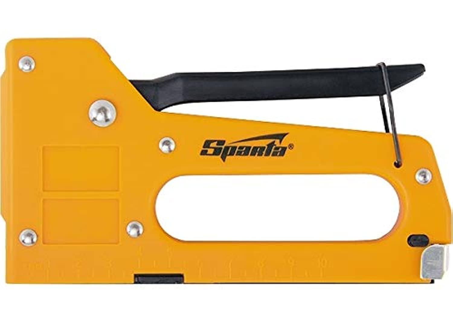 Sparta Staple Gun with 100 Staples (4–8 mm) – Heavy Duty Hand Stapler for Wood, Upholstery & Home Improvement Projects