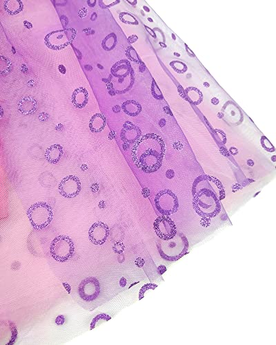 Disfraz princesa morado para niñas 6-7 años miniatura 5