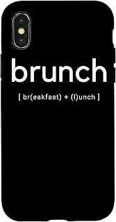 iPhone X/XS Sunday Brunch Gift Breakfast Tee Brunch Definition For Men Case