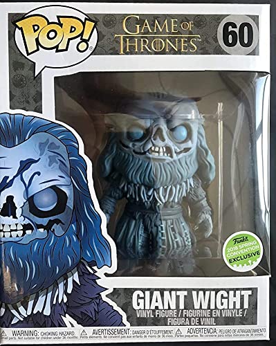 Funko Pop: Game of Thrones - Giant Wight - 6 Inch Vinyl Figure - ECCC 2018 Limited Edition