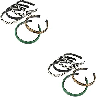 FOMIYES 12 Pcs toothed headband hair accessory for girls head scarf headband black bandana headband convenient hair band brown headband chic hair hoops leather daily use hair hoops sponge