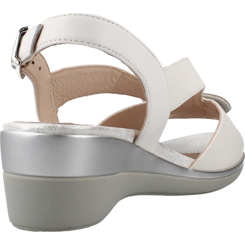 Stonefly 220861 Vanity III Nappa White Sandali Estivi per Signora in Pelle Bianca
