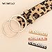 WOWOGO Women Leopard Print Belt Cheetah Print Belt Animal Print Fashion Leather Belt Ladies Waist Belt for Jeans Pants Dress