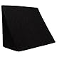 Formalind - Das Fantastische XL Keilkissen 60x50x30cm - Formstabiles XL Lesekissen für Bett & Couch. Lesekissen mit abnehmbarem & waschbarem Bezug. Vielfältiges Reflux Kissen. Schwarz