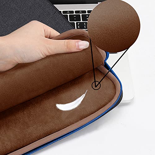 Image of Slim & Expandable Laptop Backpack 15 15.6 16 Inch Sleeve with USB Port, Spill-Resistant Notebooks Bag Case for Most 14-16 Inch MacBooks Surface-Books Dell HP Lenovo Asus Computers, Black Blue, Black Blue, 15.6 inch