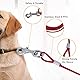 Hofleine für Hunde, 16.4ft Haustier Hund Krawatte Kabel Lange Stahldraht Hundeleine Doppelköpfe Kauen Beständig Tieout Leine Outdoor Camping Picknick Starke Pet Sicherheit Seil (Rot)