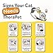 TherapetMD - Cat Calming Diffuser Pheromone Kit - Multi Cat Anxiety Relief Stress Reduction Plugin 700 sq ft Coverage Vet Recommended.