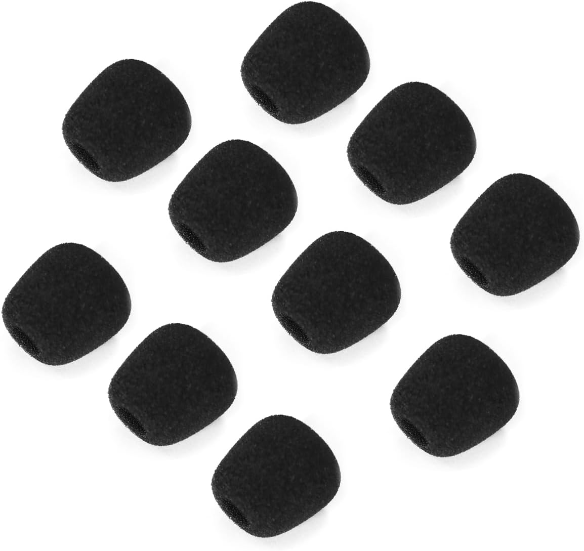 SHIDU 10 pack headset microphone covers foam