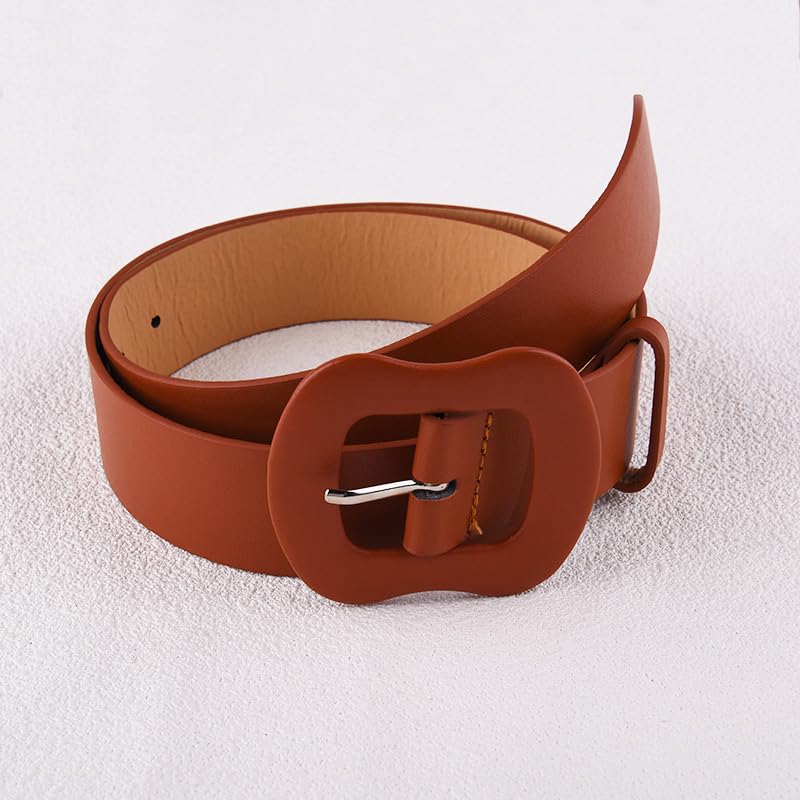 Boho Western Wide Belts for Women Y2k Cowgirl Vintage Belt for Dress Skirts Thick Chunky Fashion 2000s Belt for Women Boho Southwestern Waist Belts for Dresses Jeans Vintage Style