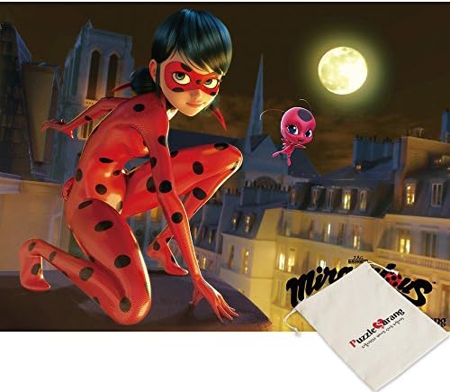 Haksan [Pouch Included] Miraculous Lady Berg Lady Bug - SamjI Animation - 500 Piece Jigsaw Puzzle