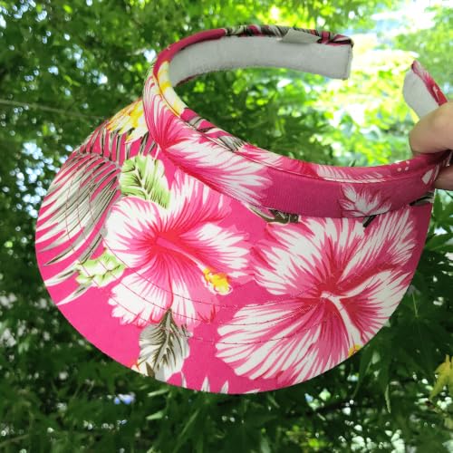 Image of 2 Pack Visor Women Men Sun Hat Clip On Visors Adjustable Sport Wide Brim Cap