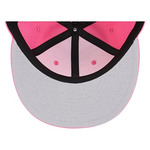Image of Lids Blank Premium Full Court w /Colored Under Visor Fitted Cap
