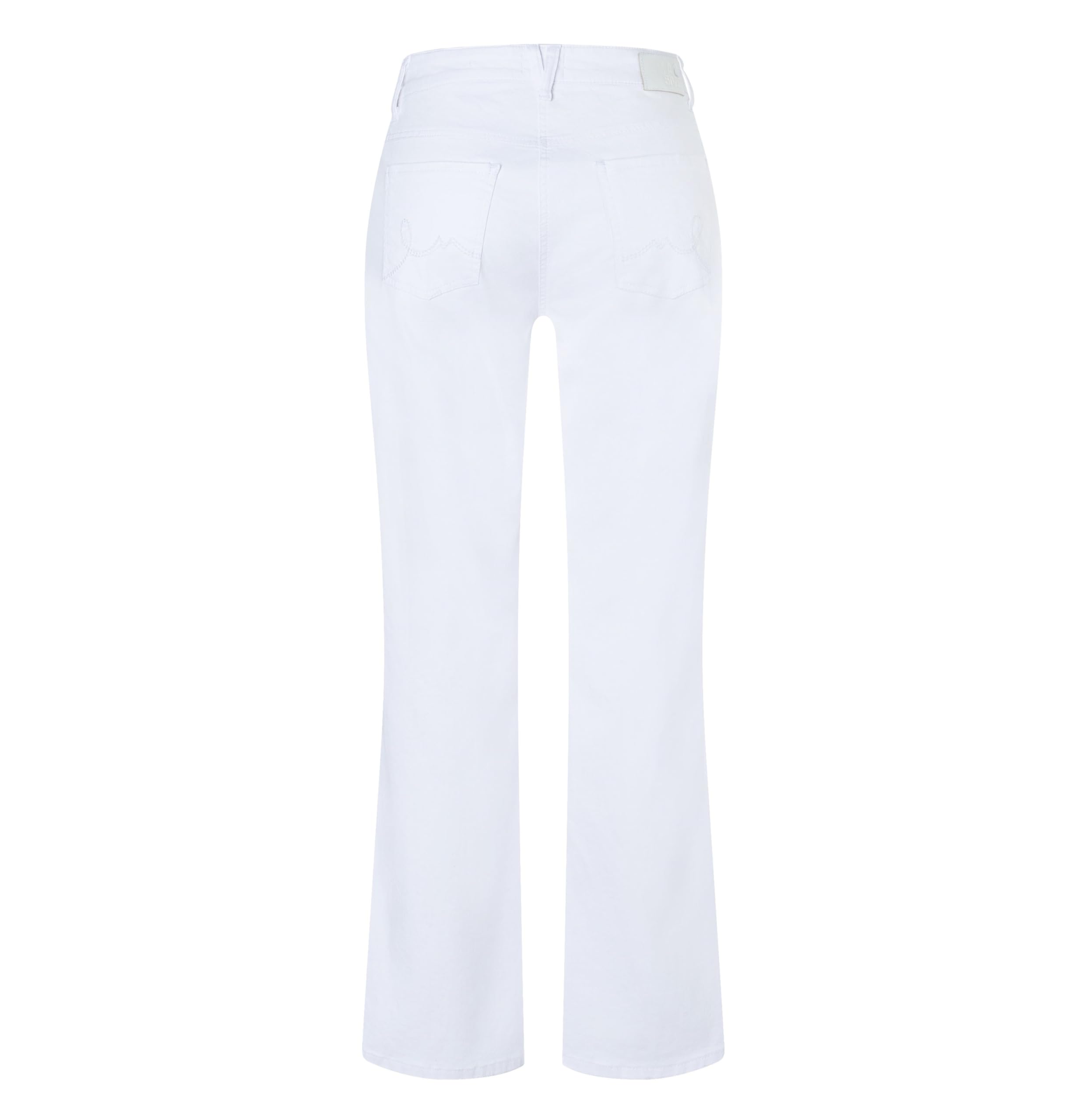 MAC Jeans - Laura, Authentic High Stretch Gabardine - Flared Fit - 5225-00-0423L-010 - weiß