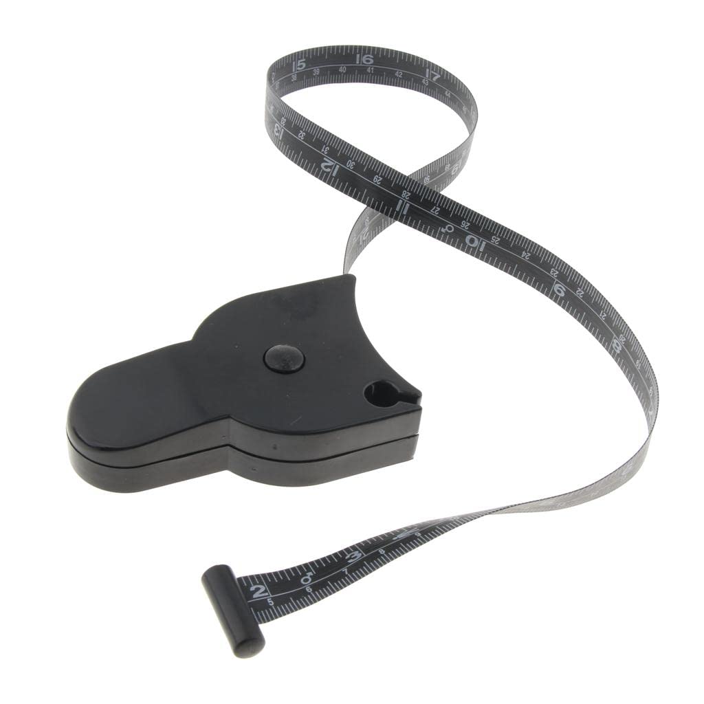 Body Tape Measure, Waist Tape Measure, Body Fat Measuring Tape Black-picture-24