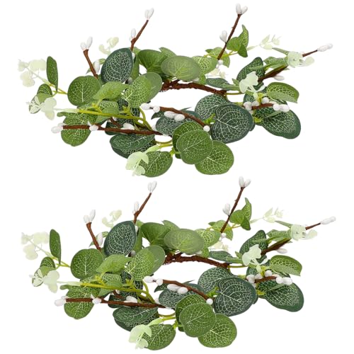 ULTECHNOVO 2Piezas Decorativa para Velas Decoración para Pascua y Hogar Accesorio Festivo de Larga Duración para Interiores y Exteriores