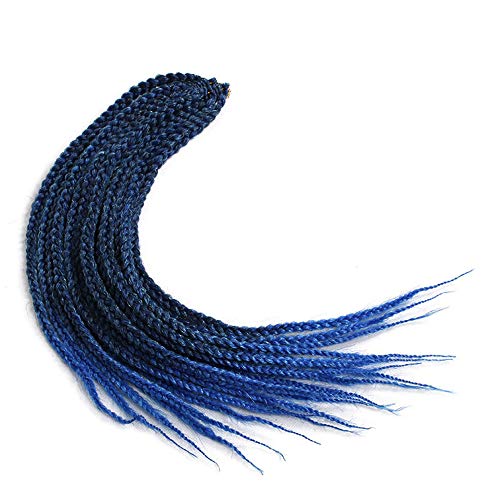 6 packs Eunice Hair larga Liquen Hair Extensions 24 inch Kanekalon pelo artificial pelo para crochet Caja de bricolaje trenzas marrón color 100 Gram/Pack de pelo trenzas pelo garantía 20 Raíces/Pack