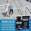 Magnesium-Zinc-Vitamin-D3-Supplement-Most-Bioavailable-Forms-Magnesium-Glycinate-Malate-Citrate-Bone-Muscle-Heart-Health-Immune-Support-120-Vegan-Capsules NutraChamps Magnesium Zinc & Vitamin D3 Supplement - Most Bioavailable Forms; Magnesium Glycinate, Malate, Citrate - Bone, Muscle & Heart Health, Immune Support - 120 Vegan Capsules