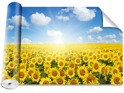 Papier Peint Champs de Tournesol Tulup Grand Format Éclatant - 2