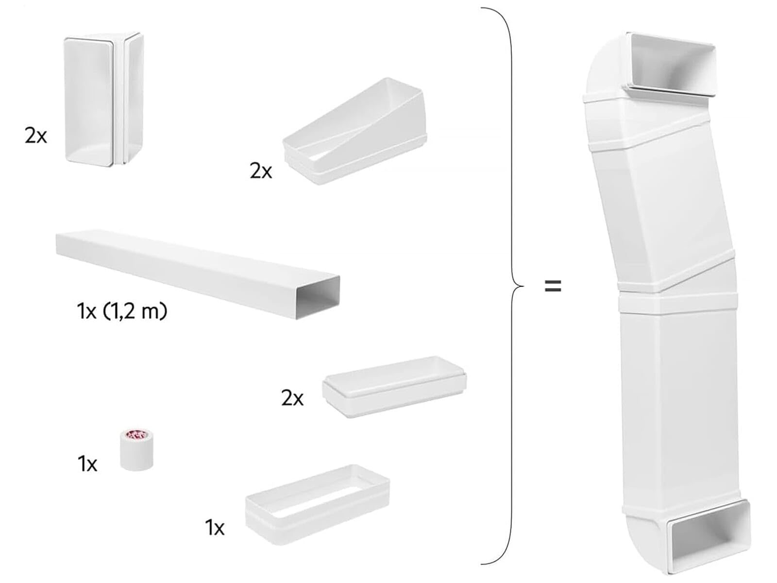 AEG M2CKCF01C Umluft Installationskit