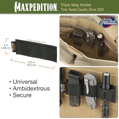 Maxpedition Modular 3-Clip Holster (Black) - image 2