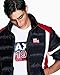 Armani Exchange Men's Grid Box 1991 Badge Logo Tee, Off White, X-Large
