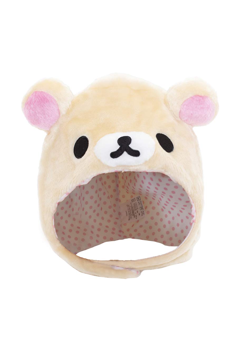 San-X Rilakkuma Animel Beanie Fluffy Beanie Cap Soft Warm Winter