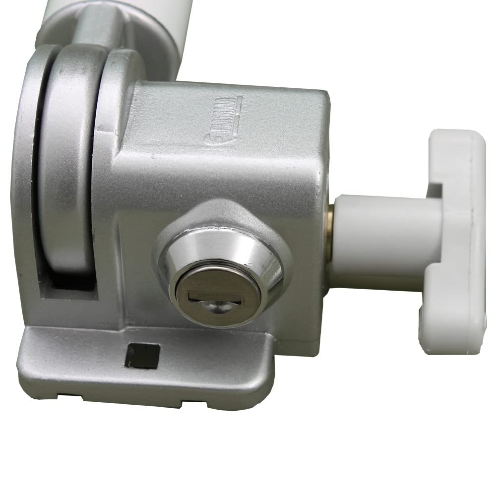 Pro-Styling Verrou Rotatif Pour Caravane Et Caping-car Blanc