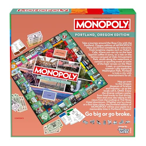 Monopoly Portland, OR Edition para 2-6 jugadores miniatura 3