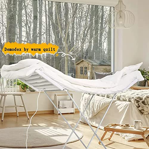 20 Bars Winged Electric Heated Clothes Airer Dryer, 50Hz/230W Electric Heated Clothes Airer Dryer, Foldable Airer Stable Dryer for Home, Laundry, Apartment