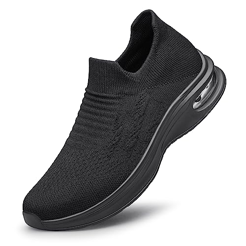 Vidbiv Slip on Shoes for Men, Casual Walking Lightweight Loafers, Breathable Men’s Shoes, Comfortable Hands Free Slip-on Shoes for Work, Traveling