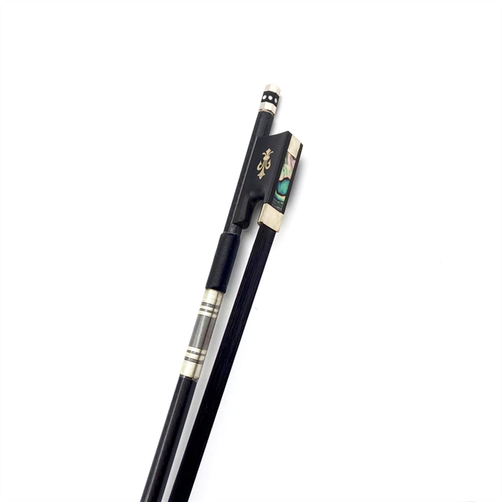 TSTS 1 Sztuk Nowe Materiały Student Purple 4/4 Skrzypcówka Bow Fiddle Bow, Mongolian White Horsehair Horsetail pełnowymiarowe łuk