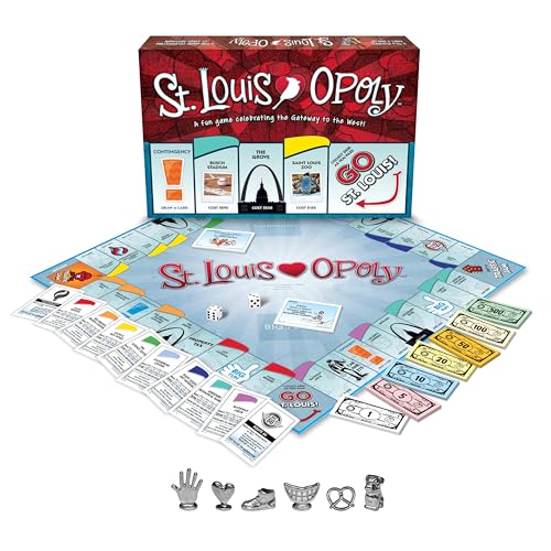 Late for the Sky St. Louis-opoly juego de mesa familiar miniatura 2