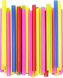 EXTRA LARGE Milkshake Straws 1/2 Inch Wide 8 1/2 Inch Long (100)