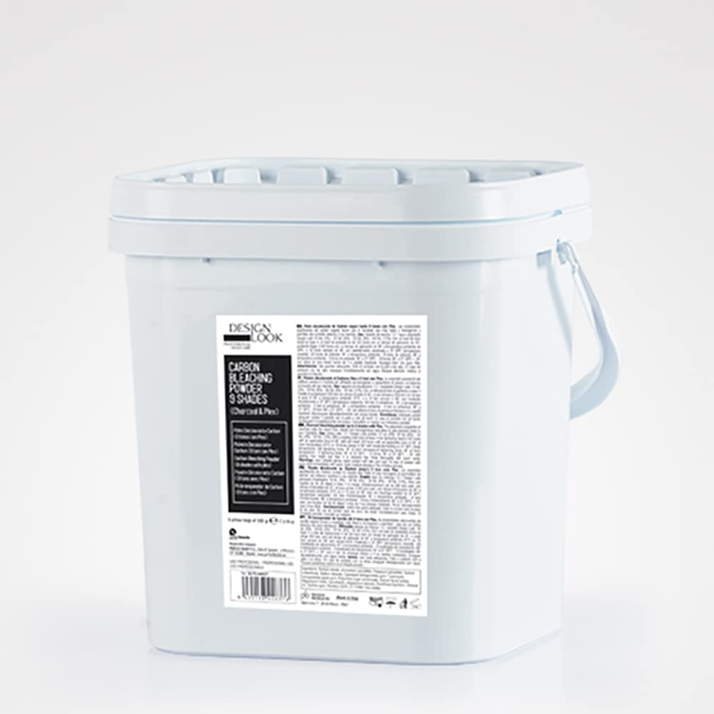 DESIGN LOOK - POLVO DECOLORANTE 9 TONOS CARBÓN CON PLEX 3KG (6 BOLSAS * 500GR)