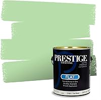 Vista 183 de PRESTIGE Pintura exterior e imprimación en uno, aloe, plano, 1 galón