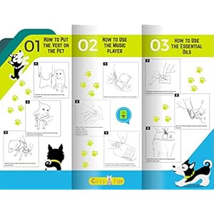 Cozyvest® dog anxiety vest 3 in 1 music  aromatherapy shirt relaxing sound  essential oils jacket fireworks thunder separation  thunderstorm canine stress relief coat gray xxs up to 7 lbs   cucciolini doodles