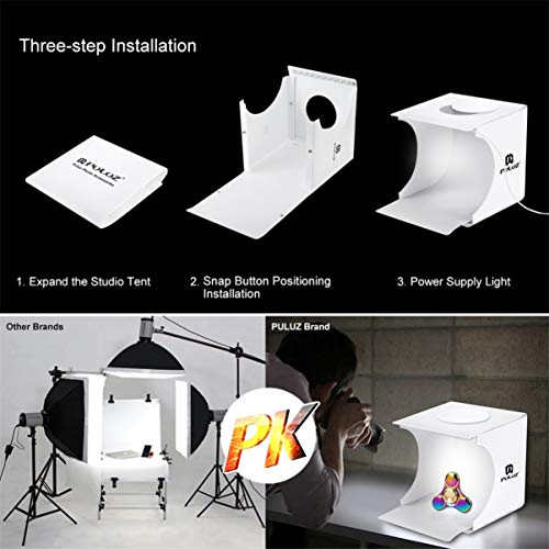 FRCOLOR Mini Foto EstÃºdio Luz Caixa de Tenda de Tiro Kit de IluminaÃ§Ã£o de Produto DobrÃ¡vel PortÃ