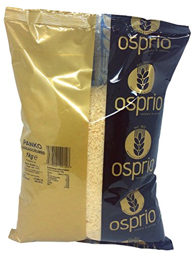 Osprio Panko Breadcrumbs 1kg Bag Bread Crumbs Japanese Style (Product of UK)