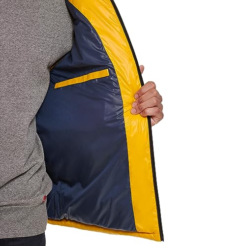 Image of Tommy Hilfiger Mens Tommy Hilfiger Men's Shiny Midweight Logo Puffer