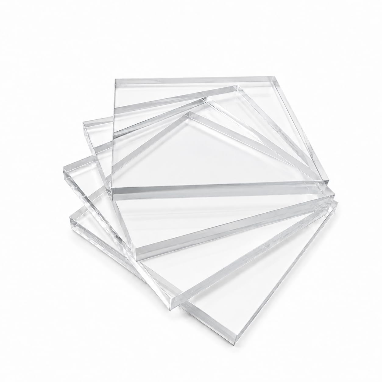 Set 2 Platten aus transparentem Acryl, 400 x 500 mm, hohe Präzision Laserschnitt - Platten aus PMMA-Methacrylat Dicke 10 mm - Hartes Kunststoffglas für Bilderrahmen und Schilder (2 Stück, 400x500 mm