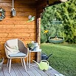 Hanging Bird Bath，Bird Bath - Bird Feeder, 2 in 1 XL Hanging Bird Feeder & Bird Bath for Outside, Hanging Bird Baths for Outdoors - Image 5