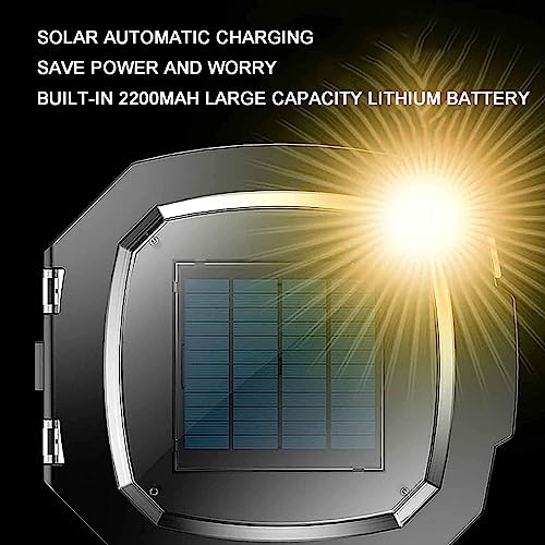 Alimentatore automatico per pesci, energia solare, capacità 6 l, design con dispersione a 120°, timer intelligente per acquari e stagni interni ed esterni