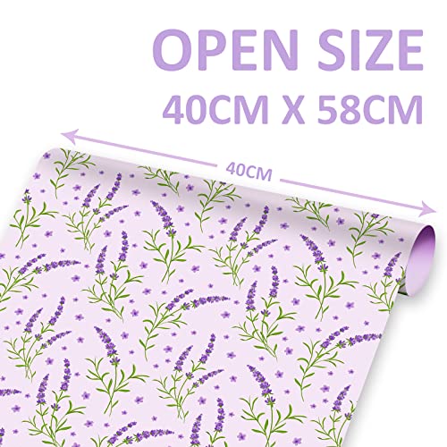Lavender Scented Drawer Liners, Shelf Liners Dresser Drawer Liner, 6 Sheets Scented Paper Liner, For Home Shelves Closet Cabinet #TOP1