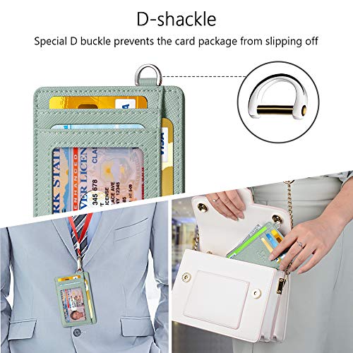 FurArt Slim Minimalist Wallet, Front Pocket Wallets, RFID Blocking, Credit Card Holder for Men & Women-Seaweed4