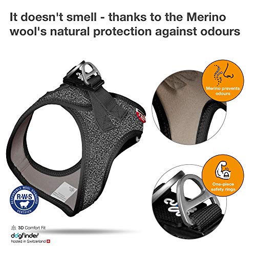Vest Harness Merino Black S