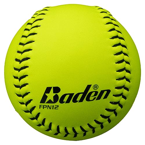 Baden Perfection Leather Softballs - 11\" and 12\" Sizes | Premium Quality for Competitive Play | One Dozen