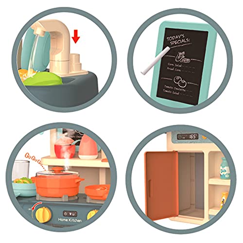 Kinderküche Spielküche Kinder Zubehör Küchenzubehör Küche Kinder Spielzeug ab 3 4 5 6 Jahren Mädchen Jungen,Kinder Küche… – Bild 6