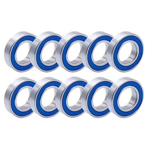 10PCS 6801RS Bearing 12x21x5 mm 6801-2RS Ball Bearings 61801 RS 6801 2RS With Blue Sealed �n�[�h�E�F�A(6805RS 25x37x7mm)