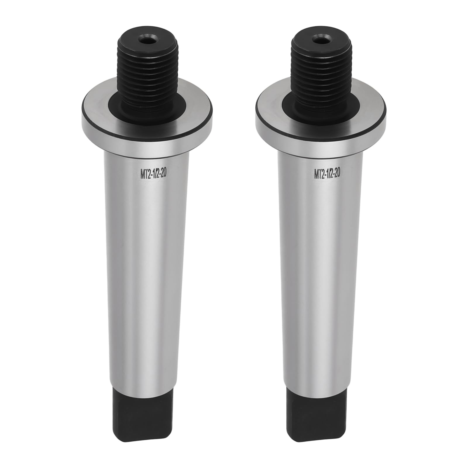 ECSiNG 2pcs MT2 to 1/2-20 UNF Drill Chuck Arbor Adapter Compatible with MT2 Taper Machines