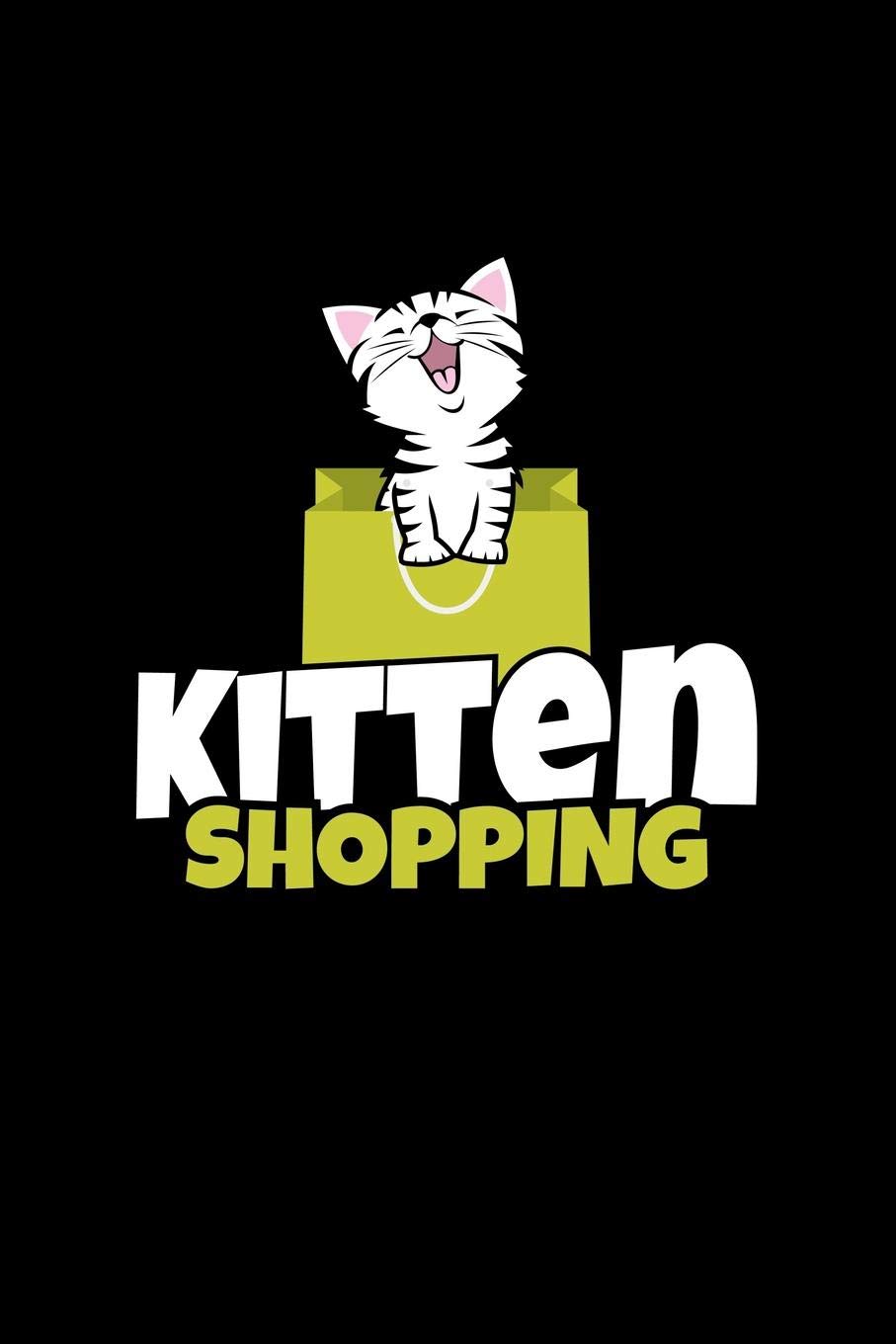 Kitten Shopping: Journal Paper blank